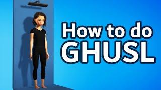 How to do Ghusl for Women  (Ritual Bathing) - Step by Step