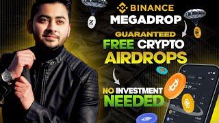 Binance MEGADROP - Earn Free Crypto Airdrops DAILY on Binance WEB3 Wallet || 100% Genuine - Hindi