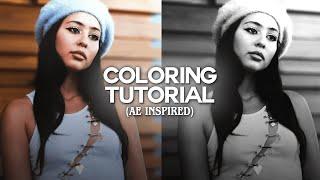 high quality coloring tutorial with preset ; Alight motion