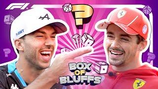 "I Don't Want To Break The Trust We Have!"  | Box Of BLUFFS! | Charles Leclerc & Pierre Gasly