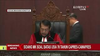 Sidang MK Batas Usia 70 Tahun Capres-Cawapres