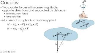 Statics Lecture: Couples