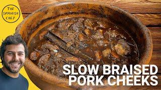 Slow Braised Pork Cheeks in Pedro Ximenez Sherry Sauce