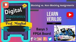 #38 Blocking vs. Non-Blocking Assignments   Verilog HDL