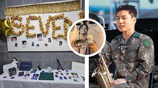 Jungkook's Birthday Celebration "SEVEN" in Military Camp - Latest News Update!