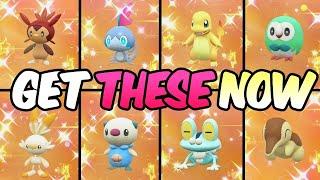 (EXTENDED) Get ALL 27 Shiny Starter Pokemon with YOUR OT in Scarlet Violet