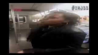 Man smacks the soul out of girl on the NY Subway - 12 sec Remix