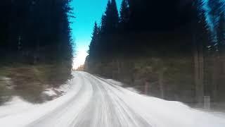 Normal winter road maintenance in Finland.