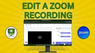 How to Edit a Zoom Recording