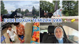 BÜYÜK TEMİZLİĞE GİRİŞTİM  YATAKLARI VE HALILARI FOŞUR FOŞUR YIKARKEN SEL BASTIRDI  TEMİZLİK VLOG