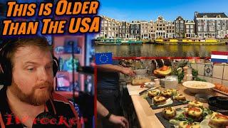 American Reacts to 400 Year Old Canal House Tour in Europe