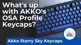 AKKO Starry Sky Keycaps | Are OSA Keycaps Good?