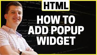 How To Add Popup To HTML Website