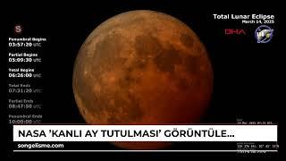 NASA, 'Kanlı Ay Tutulması’ görüntülerini paylaştı