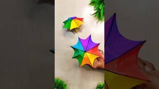 Colorful Paper Umbrella ️#shorts