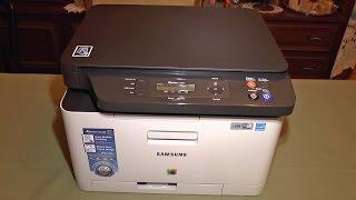 Samsung C480 Color Laser Printer Setup and Demo