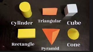 How to make 3d shapes / 3d shapes model / geometric shape model making / mathematical shapes
