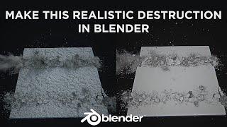 RBDLab REALISTIC Destruction Tutorial - BLENDER