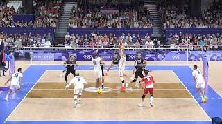 Volleyball France Antoine Brizard amazing in France - Canada 2024 Paris Olympics