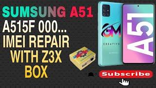 Samsung A51 Imei Repair with with z3x new method 2022