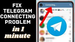 How to fix telegram connecting problem | solved telegram issue | proxy