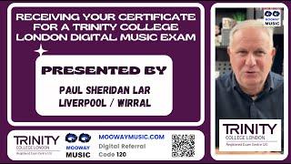 How to receive a TCL Digital Music Exam certificate