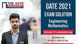 GATE 2021 Answer Key Electronics | Engineering Mathematics GATE 2021 Questions | GATE 2021 Exam