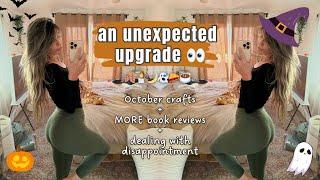 an unexpected upgrade!! ️️  cozy October vlog