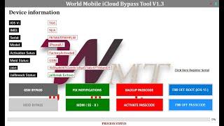 IPhone 6S MEID icloud bypass world mobile icloud bypass tool V1.3