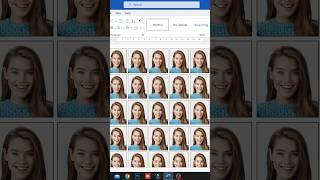 How to Create Passport Size Photo in MS Word. #photo #laptop #shorts #viral #reels