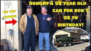 Bought a 95 year old car for his 95th Birthday!  1930 Ford Model A Coupe