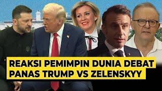 Reaksi Rusia, Prancis, hingga Australia usai Debat Panas Trump Vs Zelenskyy di Gedung Putih AS