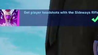 Fortnite Quest - Get player headshots with the Sideways Rifle - Chapter 2 Season 8