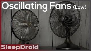 ► Soothing Fan Sounds for Sleeping ~ Dual Oscillating Fans | 10 hours of Fan Noise Effect, Low Speed