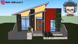 Modern House Design 9x9 Meters 3 Bedrooms