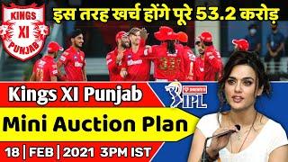 IPL 2021 : Kings XI Punjab (KXIP) Auction Strategy |Mini Auction Rule|Punjab New Jersey|Punjab Kings