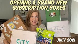Opening 6 New Subscription Boxes | July 2021 | First Glances and Second Chances