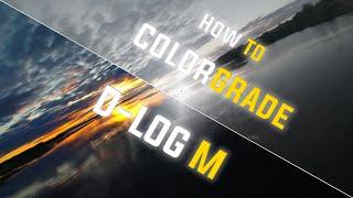 How to colorgrade D-LOG M ｜Davinci Resolve ｜ FREE! ｜NO LUTS!