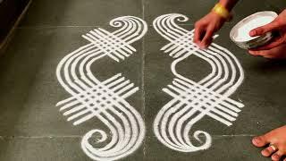 Easy padikolam designs| Simple muggulu designs| easy rangoli designs| Beginners kolam