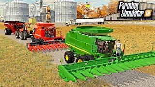 IOWA CORN HARVEST LIVE! (MULTIPLAYER ROLEPLAY)  | FARMING SIMULATOR 2019