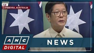 WATCH: PH President Ferdinand Marcos Jr. addresses Australian parliament | ANC