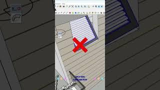 Sketchup Tutorials | How to align objects using align tool ️ | tips-tricks #viral #trending #shorts