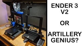 Creality Ender 3 V2 or Artillery Genius? The Better Beginner 3D Printer