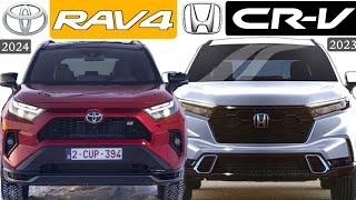 2023 Honda CR-V vs RAV4 (2024)| hybrid | fighter  cx5