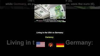 Living in the USA vs Germany #currency