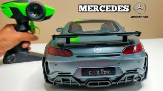 RC Mercedes Benz GT R Official Licensed Car Unboxing & Testing - Chatpat toy tv