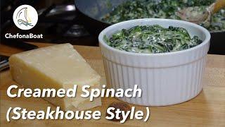 Creamed Spinach (Steakhouse Style)