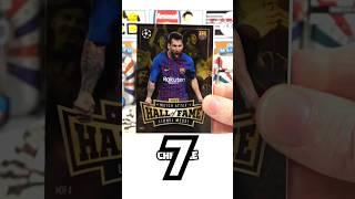 TOP 10 BEST FOOTBALL CARD PACKS OF THE YEAR 2024 | Match Attax Hall Of Fame Messi :7 #shorts