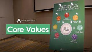 Peak Support - Core Values