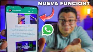  WHATSAPP Prueba NUEVA FUNCION Para los VIDEOS! [Picture in Picture]  Extra News